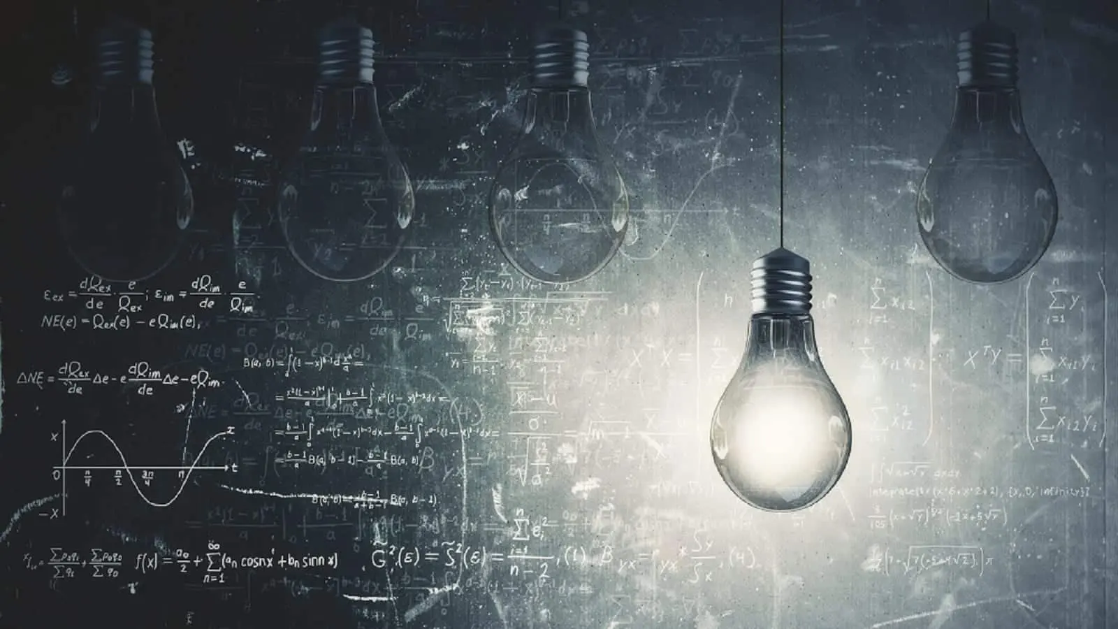 Light Bulb Lighting Up Stock Photo