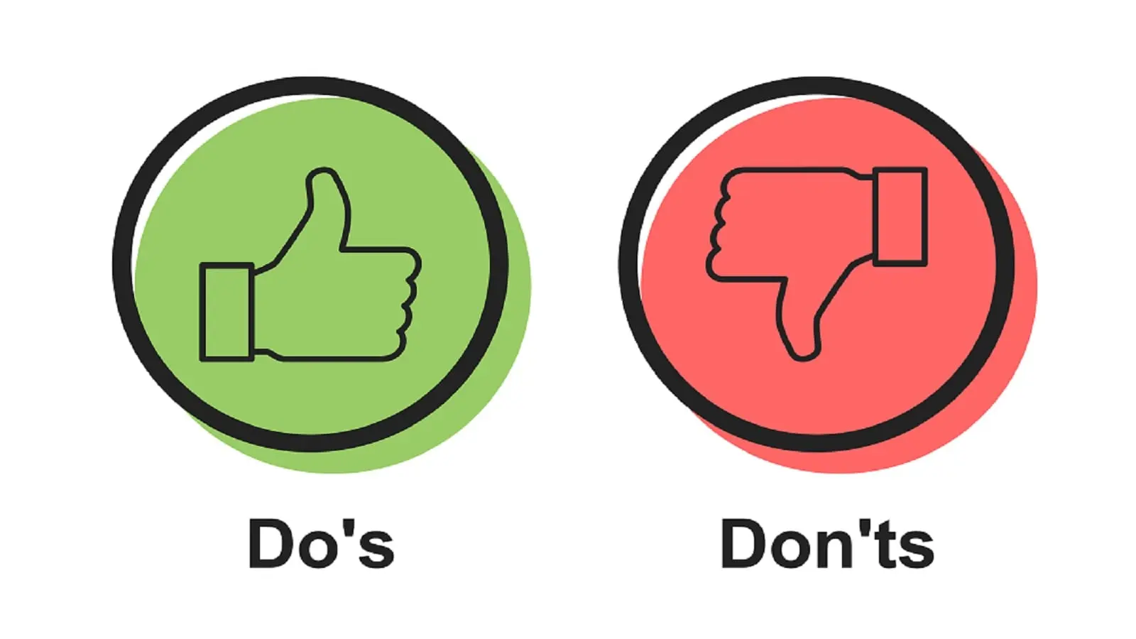 Thumbs Up, Thumbs Down Stock Photo